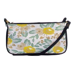 Yellow Ranunculus Shoulder Clutch Bag