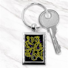 Yellow Fantasy Key Chains (rectangle)  by Valentinaart