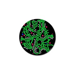 Green Fantasy Golf Ball Marker by Valentinaart