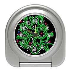 Green Fantasy Travel Alarm Clocks