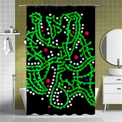 Green Fantasy Shower Curtain 48  X 72  (small) 