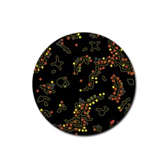 In My Mind 2 Rubber Coaster (round)  by Valentinaart