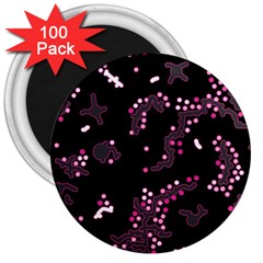 In My Mind - Pink 3  Magnets (100 Pack)