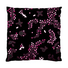 In My Mind - Pink Standard Cushion Case (one Side) by Valentinaart