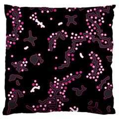 In My Mind - Pink Standard Flano Cushion Case (one Side) by Valentinaart