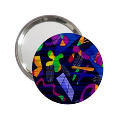 Colorful Dream 2 25  Handbag Mirrors by Valentinaart