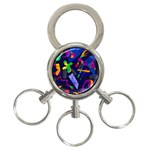 Colorful dream 3-Ring Key Chains Front