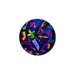 Colorful Dream Golf Ball Marker by Valentinaart