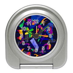 Colorful Dream Travel Alarm Clocks by Valentinaart