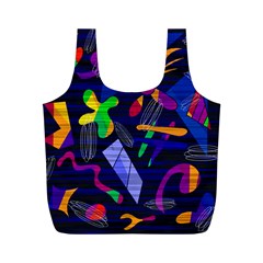 Colorful Dream Full Print Recycle Bags (m)  by Valentinaart