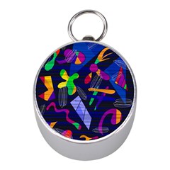 Colorful Dream Mini Silver Compasses by Valentinaart