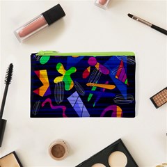 Colorful Dream Cosmetic Bag (xs) by Valentinaart