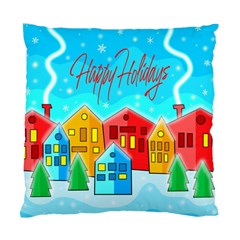 Christmas Magical Landscape  Standard Cushion Case (one Side) by Valentinaart