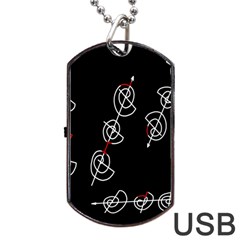 Direction Dog Tag Usb Flash (one Side) by Valentinaart