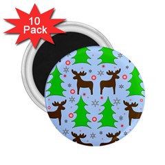 Reindeer and Xmas trees  2.25  Magnets (10 pack) 