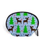 Reindeer and Xmas trees  Accessory Pouches (Small)  Front