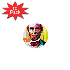 Abraham Lincoln 1  Mini Magnet (10 Pack)  by bhazkaragriz