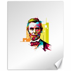 Abraham Lincoln Canvas 11  X 14  