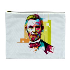 Abraham Lincoln Cosmetic Bag (xl) by bhazkaragriz