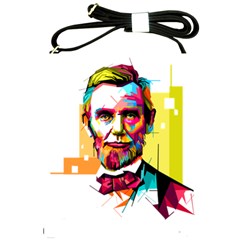 Abraham Lincoln Shoulder Sling Bags by bhazkaragriz