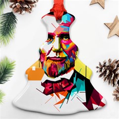 Abraham Lincoln Christmas Tree Ornament (2 Sides) by bhazkaragriz