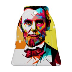 Abraham Lincoln Bell Ornament (2 Sides) by bhazkaragriz