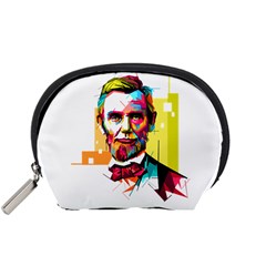 Abraham Lincoln Accessory Pouches (small)  by bhazkaragriz