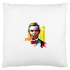 Abraham Lincoln Standard Flano Cushion Case (two Sides) by bhazkaragriz