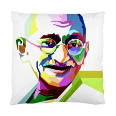 Ghandi Standard Cushion Case (one Side) by bhazkaragriz