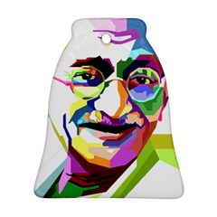 Ghandi Bell Ornament (2 Sides) by bhazkaragriz