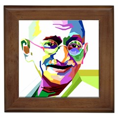 Ghandi Framed Tiles