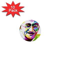 Ghandi 1  Mini Buttons (10 Pack) 