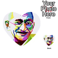 Ghandi Multi-purpose Cards (heart)  by bhazkaragriz