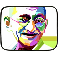 Ghandi Fleece Blanket (mini)