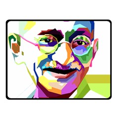 Ghandi Fleece Blanket (small)