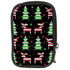 Reindeer Decorative Pattern Compact Camera Cases by Valentinaart