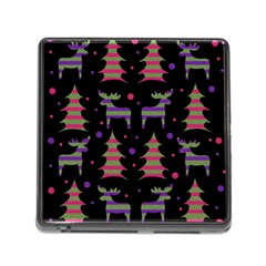 Reindeer Magical Pattern Memory Card Reader (square) by Valentinaart