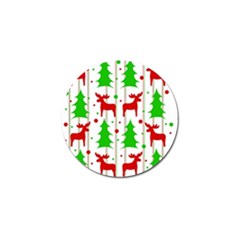 Reindeer Elegant Pattern Golf Ball Marker by Valentinaart