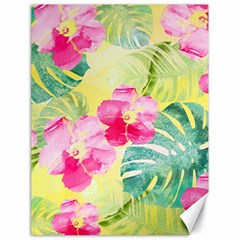 Tropical Dream Hibiscus Pattern Canvas 18  X 24  