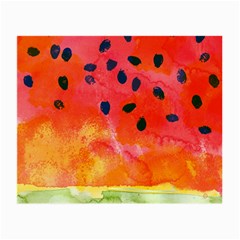 Abstract Watermelon Small Glasses Cloth by DanaeStudio