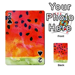 Abstract Watermelon Playing Cards 54 Designs 