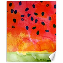 Abstract Watermelon Canvas 16  X 20   by DanaeStudio