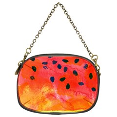 Abstract Watermelon Chain Purses (one Side)  by DanaeStudio