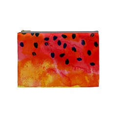 Abstract Watermelon Cosmetic Bag (medium)  by DanaeStudio