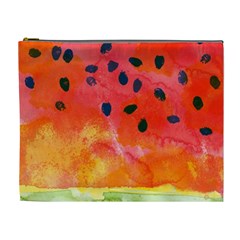 Abstract Watermelon Cosmetic Bag (xl) by DanaeStudio