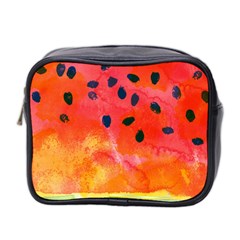 Abstract Watermelon Mini Toiletries Bag 2-side by DanaeStudio