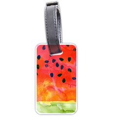 Abstract Watermelon Luggage Tags (one Side) 