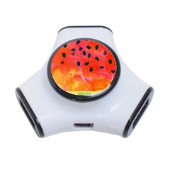 Abstract Watermelon 3-port Usb Hub