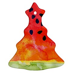 Abstract Watermelon Ornament (christmas Tree)