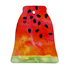 Abstract Watermelon Bell Ornament (2 Sides)